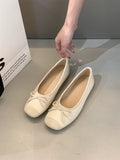 Damen Ballerina-Schuhe mit verstellbarem Schleifen-Detail R&B