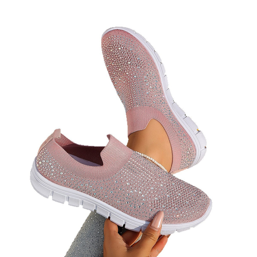 Damen Bequeme Slip-On Sneakers mit atmungsaktivem Obermaterial R&B