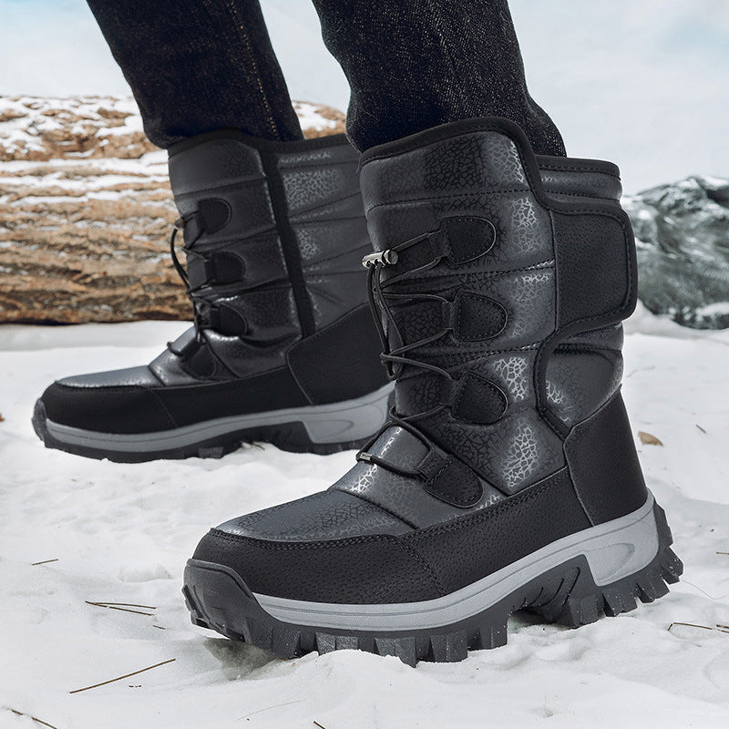 Damen Winterstiefel mit isolierendem Futter und rutschfester Profilsohle R&B