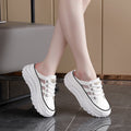 Damen bequeme Slip-On Sneakers mit atmungsaktiver Mesh-Oberfläche und rutschfester Sohle R&B