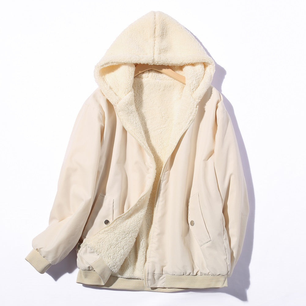 Damen Kuschelige Fleece-Jacke R&B