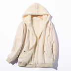 Damen Kuschelige Fleece-Jacke R&B