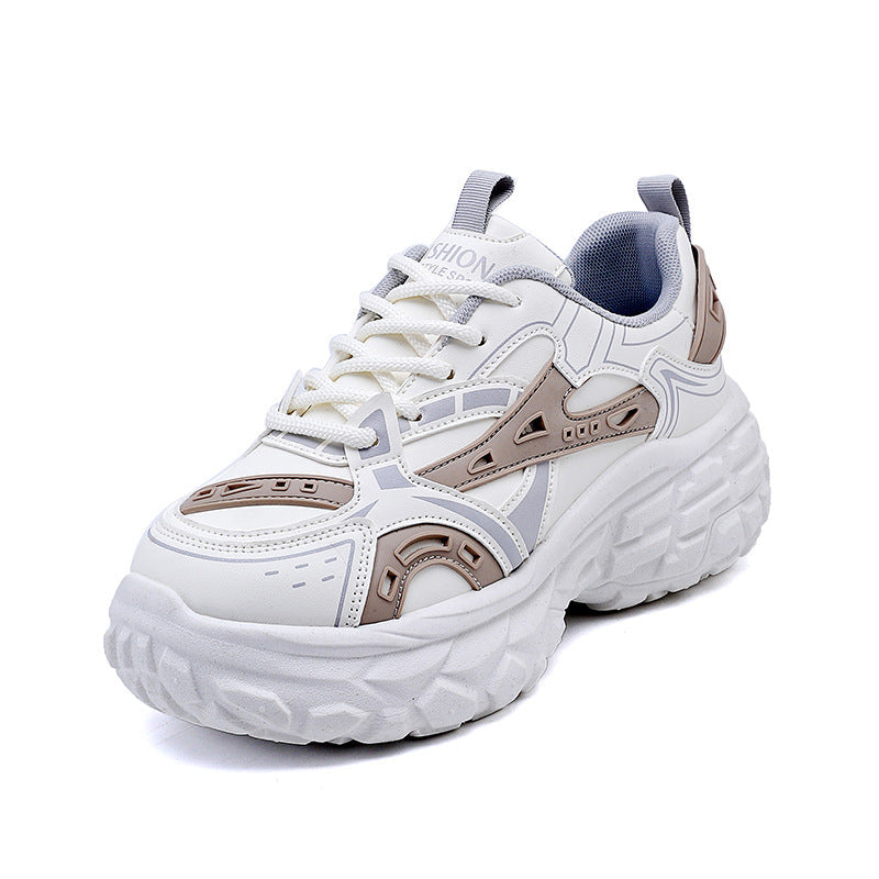 Damen Sportliche Chunky Sneakers mit atmungsaktivem Obermaterial und modernem Design R&B