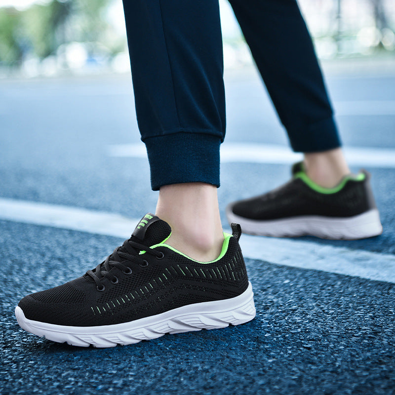 Damen atmungsaktive Sport-Sneaker mit flexiblem Sohlenprofil