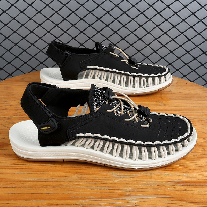 Damen Sportliche Freizeitsandalen mit elastischem Schnellschnürsystem R&B