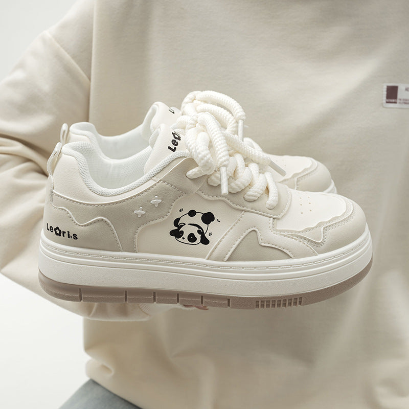 Damen Sportliche Sneaker mit niedlichem Tier-Motiv R&B