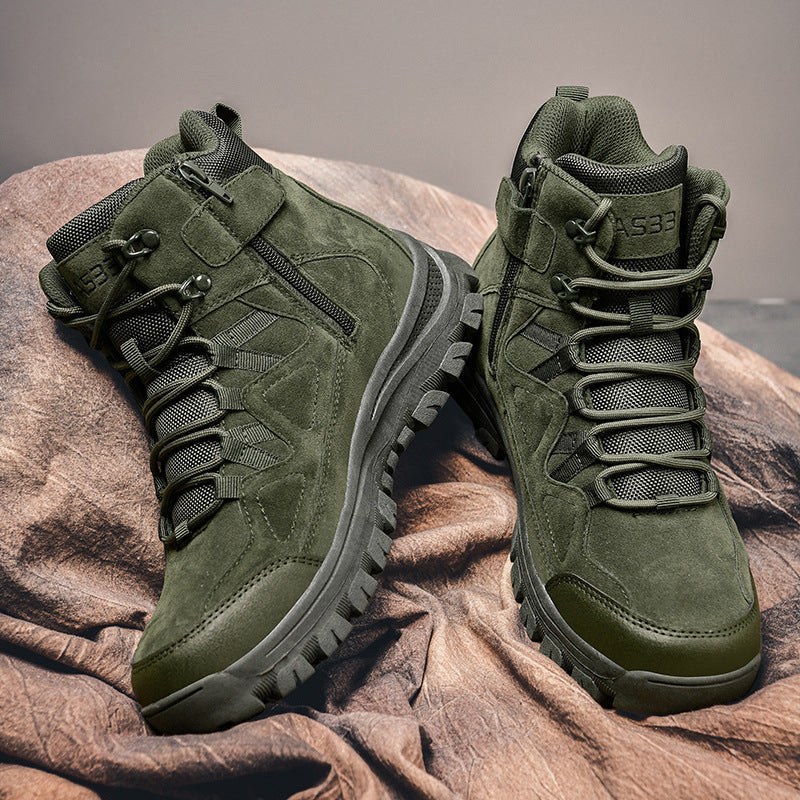 Herren Multifunktionale Wanderstiefel mit hohem Knöchelschutz und griffiger Sohle R&B