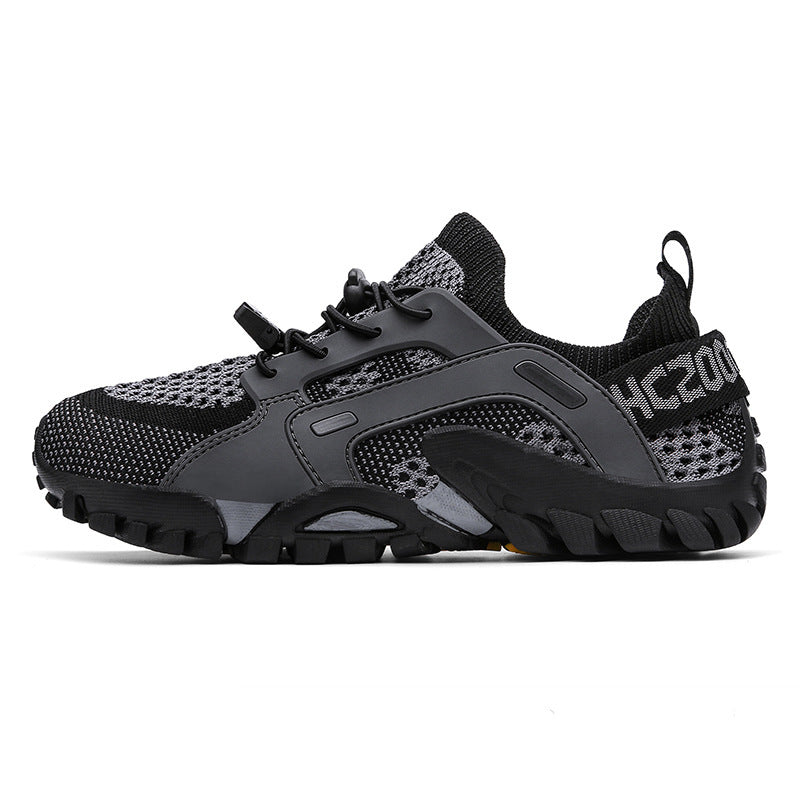 Damen Sportliche Freizeit-Sneaker mit atmungsaktivem Netzmaterial und rutschfester Sohle R&B