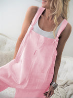 Damen Lässiger Overall mit breiten Beinen und praktischen Taschen R&B
