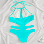 Damen Stilvolles Cut-Out Badeanzug