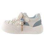 Damen Modische Sneakers mit dekorativen Applikationen und dämpfender Sohle