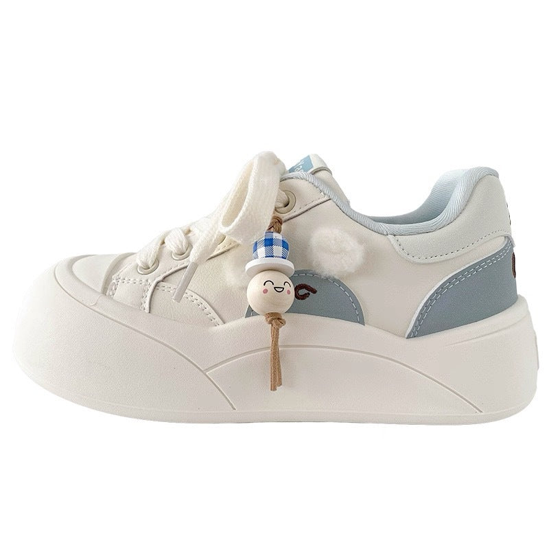 Damen Modische Sneakers mit dekorativen Applikationen und dämpfender Sohle