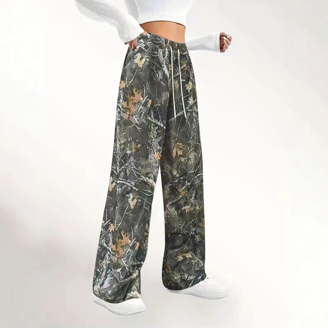Damen Camouflage Freizeit-Hosen R&B