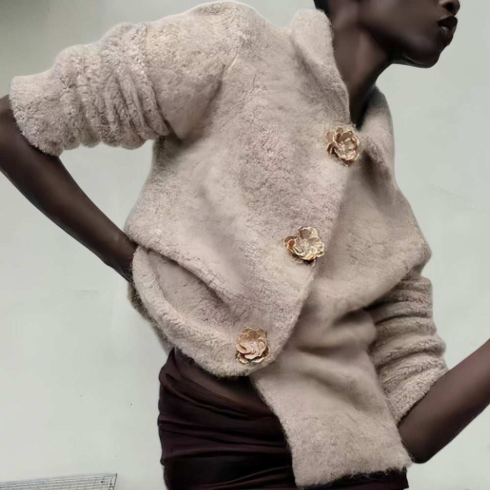 Damen Kuschelige Wohlfühljacke R&B