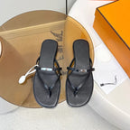 Damen Zehentrenner-Sandalen mit elegantem Riemendesign und modischer Schnalle R&B