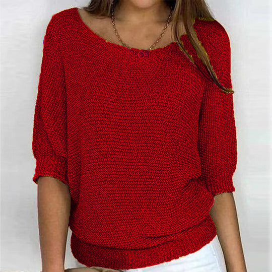 R&B | Einfarbiger Pullover