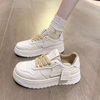 Damen Sportliche Sneakers mit voluminöser Sohle und atmungsaktivem Obermaterial