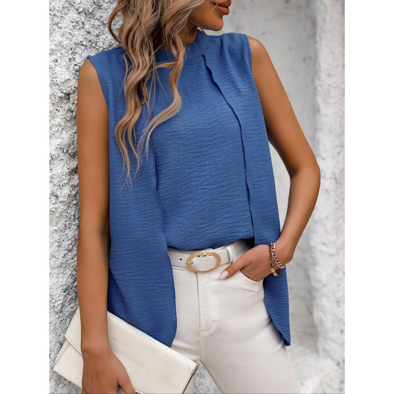 Damen Elegantes Trägershirt mit fließendem Schnitt und lässigem Fall R&B