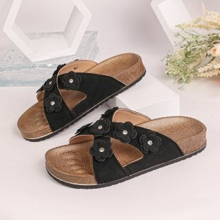 Damen Komfortable und stilvolle Blüten-Sandalen R&B