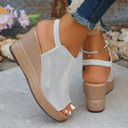 Damen Keil-Sandalen