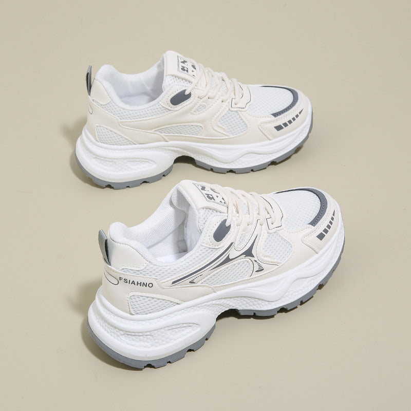 Damen Trend Sneakers mit atmungsaktivem Mesh-Obermaterial und dämpfender Sohle R&B