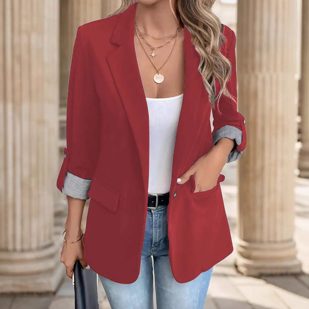 Damen Blazer mit Streifenmuster R&B