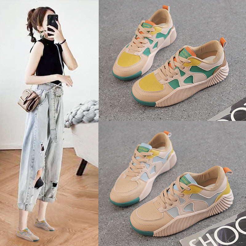 Damen Sportliche Sneakers mit atmungsaktiver Mesh-Oberfläche und flexiblem Profil R&B