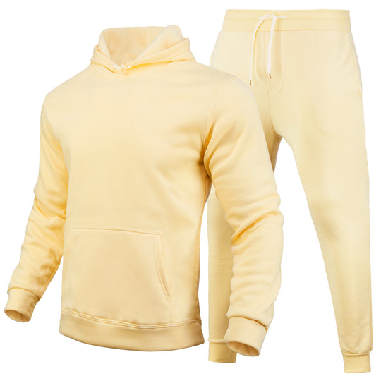 Damen Sportliches Hoodie- und Jogginghose-Set aus hochwertigem Baumwollmix R&B