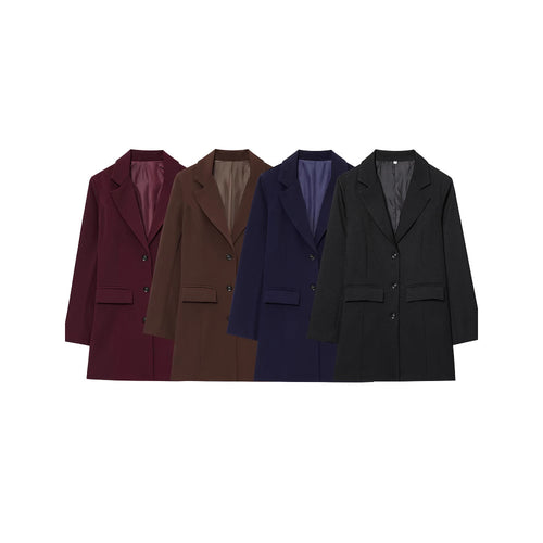 Damen eleganter Blazer mit tailliertem Schnitt R&B