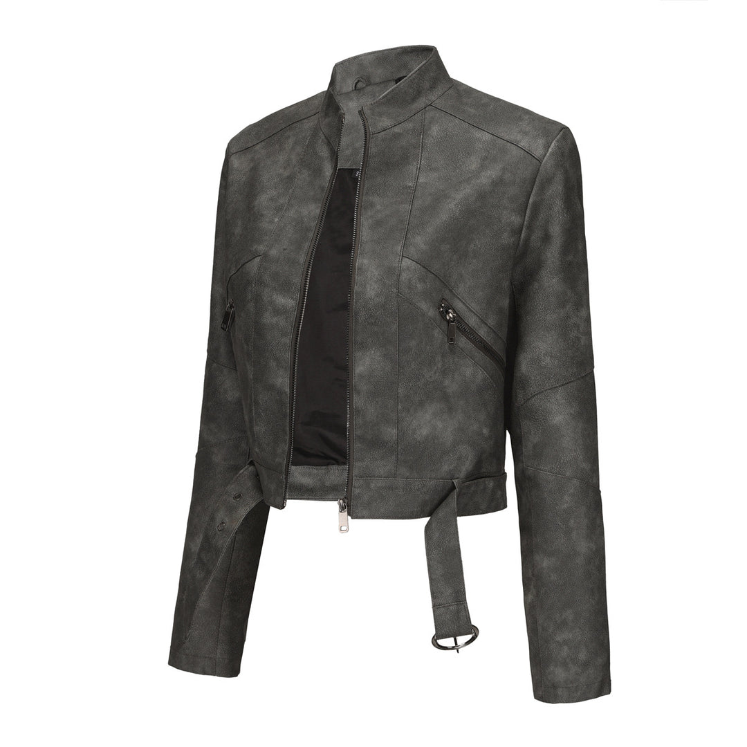 Damen moderne croppedjacke mit stylischem Detail R&B