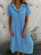 Damen Hemdblusenkleid R&B