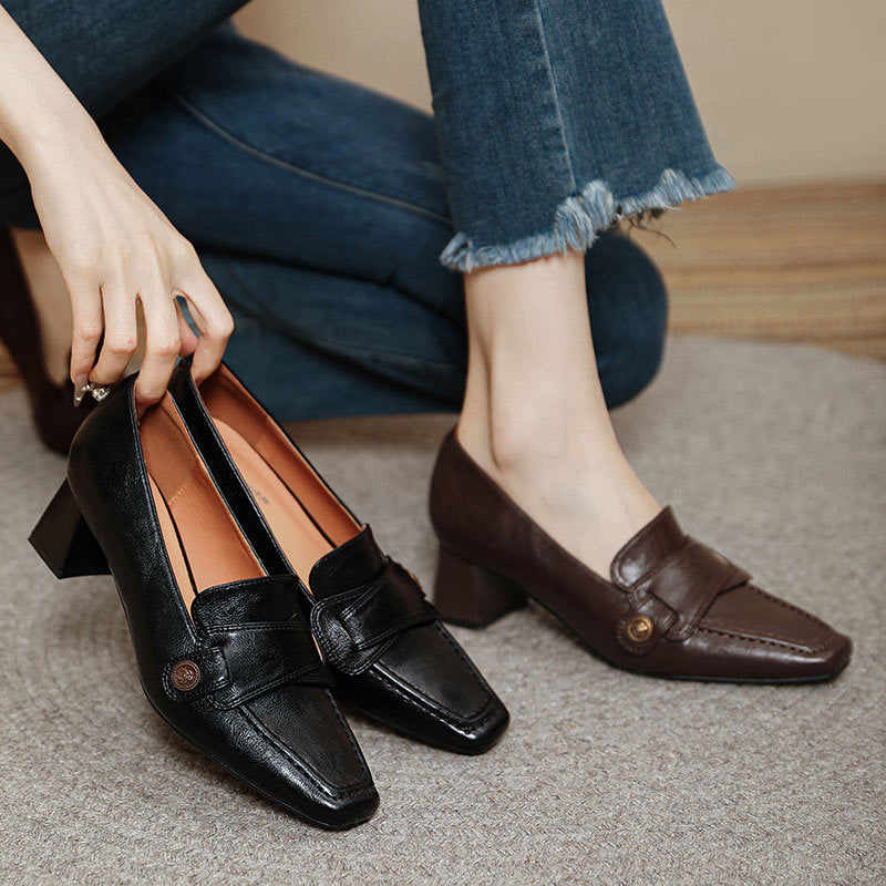 Damen elegante Sling-Pumps mit stilvollem Design und komfortablem Blockabsatz