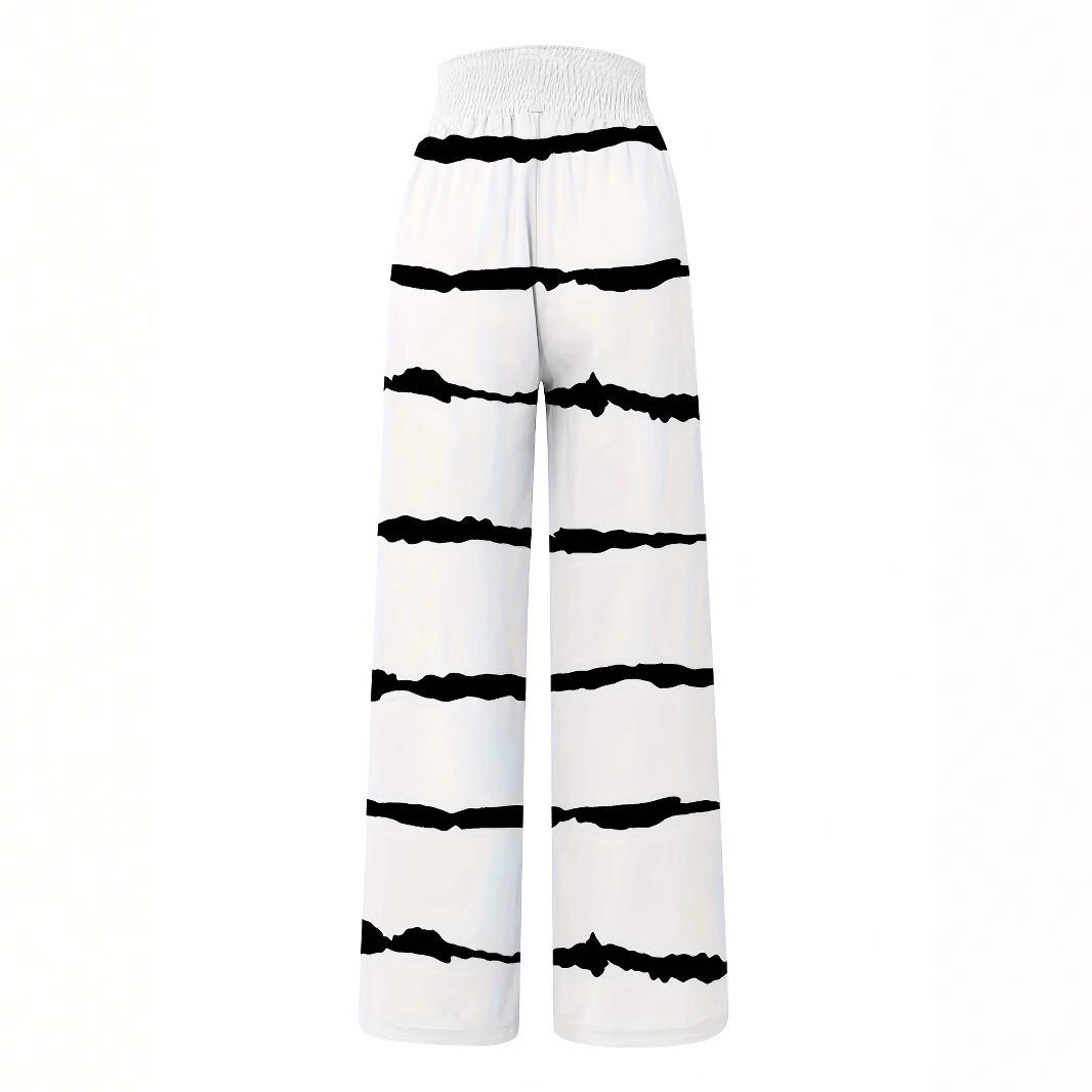 Damen Weite Strandhose R&B