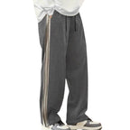 Herren komfortable Freizeithose mit seitlichem Streifen R&B