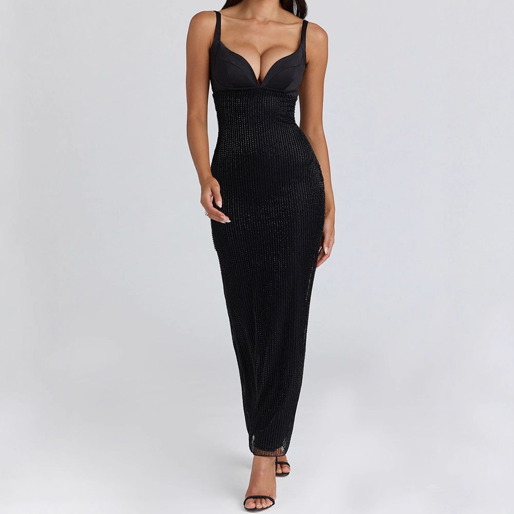 Damen Bandage-Kleid mit tiefem Ausschnitt R&B