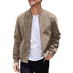 Herren stylische Bomberjacke mit sportlichem Schnitt R&B