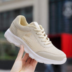 Damen Sportliche Leichtgewicht-Sneaker aus atmungsaktivem Mesh-