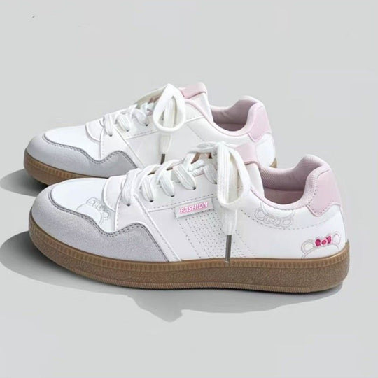 Damen Sportliche Sneakers mit floralem Motiv und gepolsterter Innensohle R&B