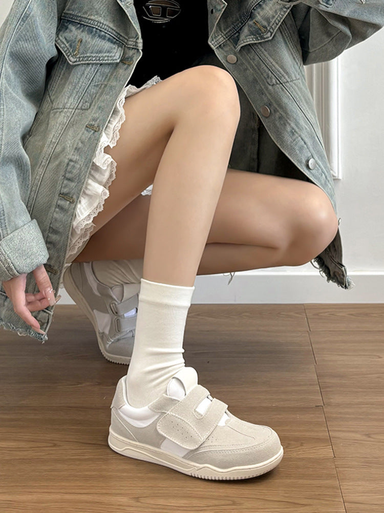 Damen Bequeme Sneakers mit Klettverschluss R&B