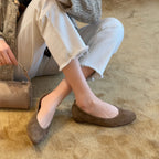 Damen Ballerinas aus hochwertigem Wildleder mit elegantem Schnitt und komfortabel gepolsterter Innensohle R&B