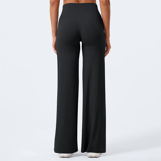 Damen Hochgeschnittene weite Sporthose R&B