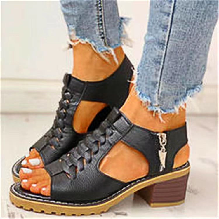 Damen Stylish Offene Sandalen