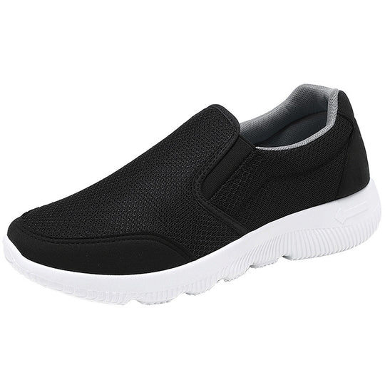 Damen Komfortable Slip-On Sneaker mit atmungsaktiver Mesh-Oberfläche R&B