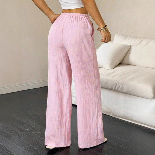 Damen Freizeithose mit elastischem Bund und lockerer Passform R&B