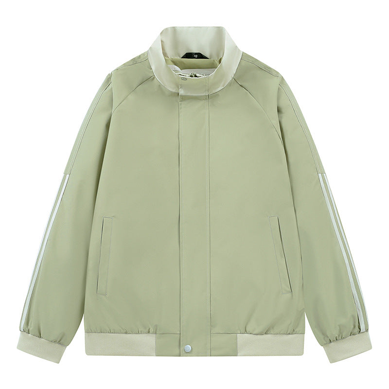 Damen sportliche Übergangsjacke mit hohem Kragen und seitlichen Eingrifftaschen R&B