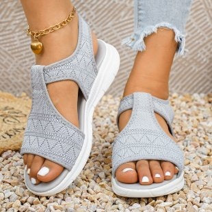 Damen Bequeme und atmungsaktive Freizeitsandalen R&B
