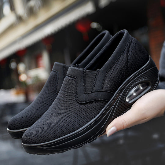Damen Atmungsaktive Slip-On Sneakers mit dämpfender Sohle und flexiblem Design R&B