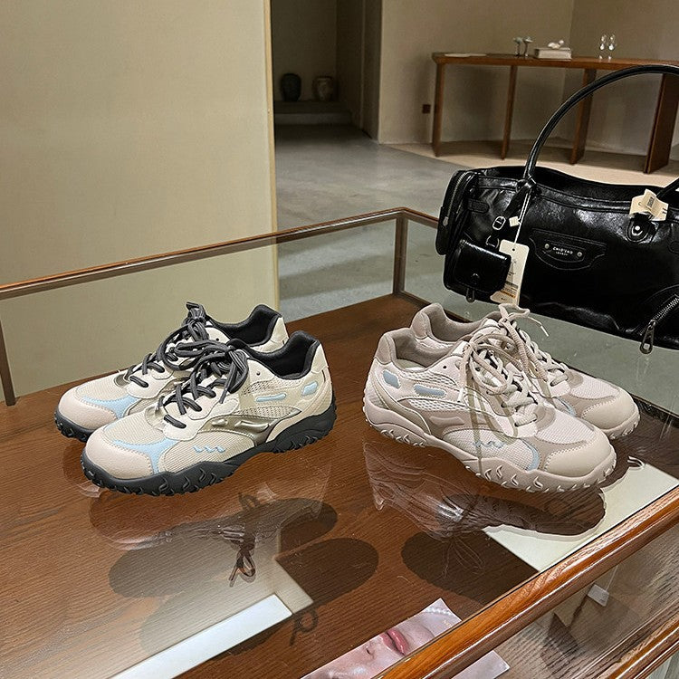 Damen Sportliche Lauf-Sneaker mit atmungsaktivem Mesh-Obermaterial und rutschfester Sohle R&B