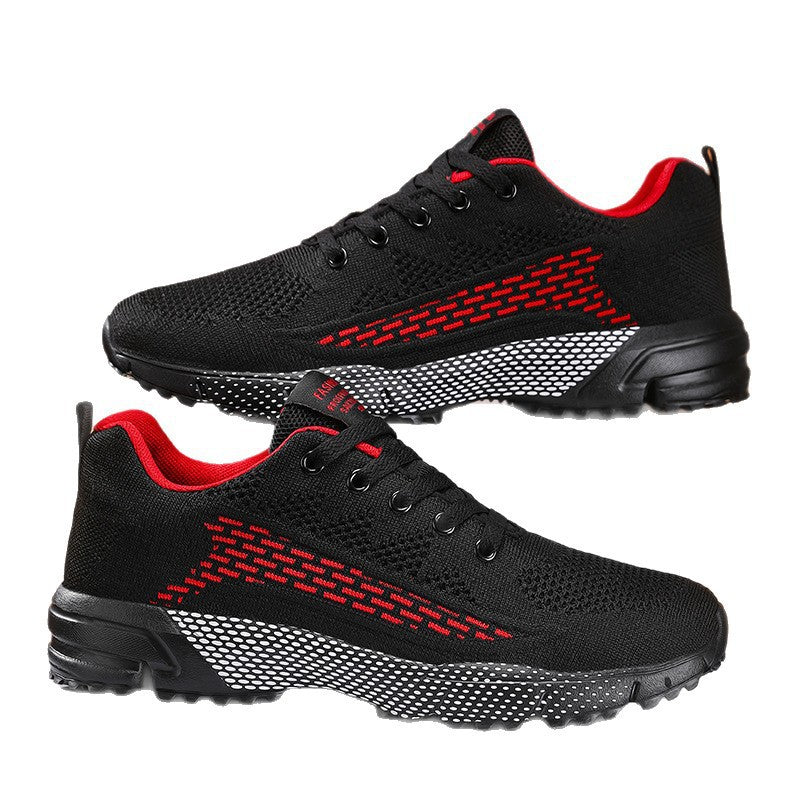 Damen Sportliche Lauf-Sneaker mit atmungsaktiver Mesh-Oberfläche und rutschfester Sohle