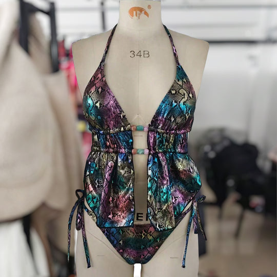 Damen Trendy Badeanzug mit einzigartigem Design R&B